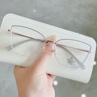 Оправа металлическая с защитой от синего света и флексами MAMO F93039