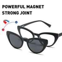 Plastic frame with flex + polarized sun protection magnet clip-on El Dorado EL2351D