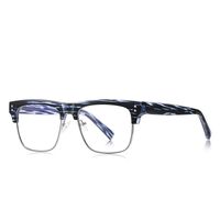 Оправа полуободковая пластиковая из материала TR90 с защитой от синего света, с флексом FOCUS FCS2203