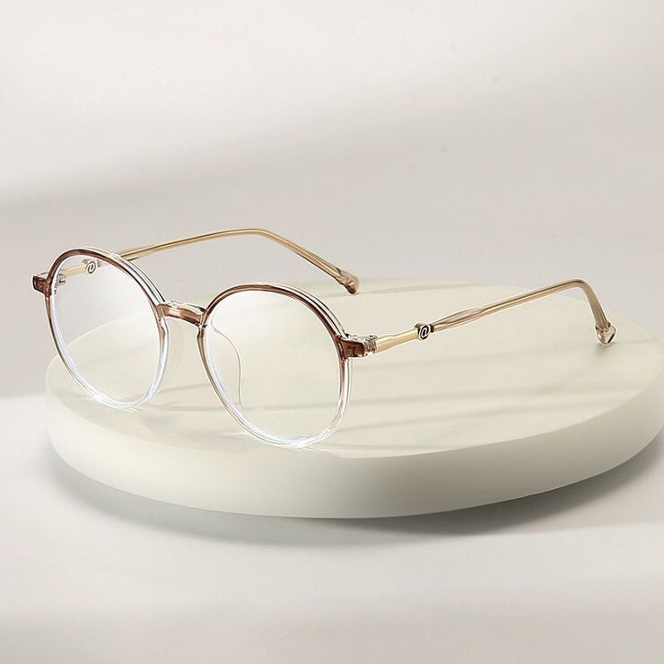 Очки пластиковые TR90 с защитой от синего света 9733-3-GT