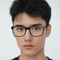 Plastic men's TR90 + metal frame for glasses with UV and Blue Ray Cut protection More LS218