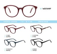 Plastic frames for glasses acetate material WD1349P