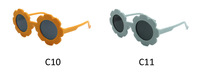 Polarized silicone sunglasses with UV400 protection for kids T11066