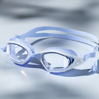 Swimming waterproof anti-fog goggles, with earplugs and cap, diopters from -1.50 to -6.00, 6045-YU