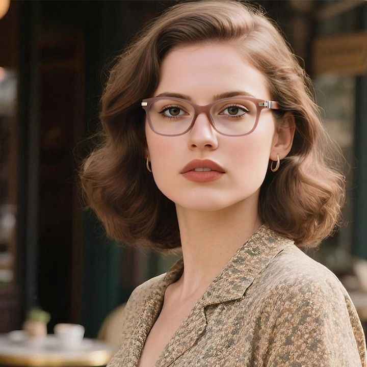 Оправа женская пластиковая из материала TR90, линзы с защитой от синего света More LS220