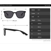 Plastic polarized sunglasses Elit 2371-EL