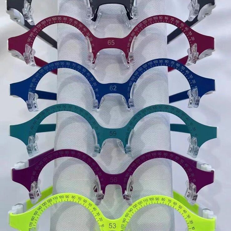 Оправа детская пробная из титанового сплава для подбора очков, с размерами расстояния от 53 до 71 мм