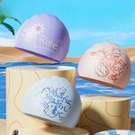Silicone waterproof swimming cap for kids YK-YZW-GJ004-YU
