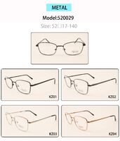 Metal eyeglasses frame for men with spring hinges Tettys Ageless 520029 (item in stock)