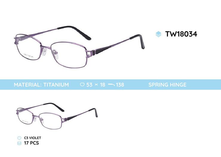 Titanium frames TW18034