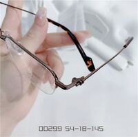 Оправа металлическая полуободковая MAMO с защитой от синего света 00299