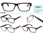 Corrective plastic frame eyeglasses VIZZINI V8181, dioptries from +1.00 to +4.00 (0.25 step), -1.00 to-4.00 (step 0.5)