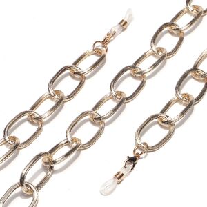 Gold-colored metal non-slip chain, thick, for glasses and masks GL1427