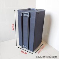 Mobile box (suitcase, trunk, organizer, display case) on wheels for frames and glasses for 192 slots JS-C221217