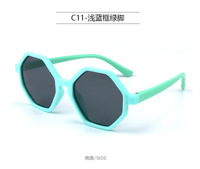 Детские силиконовые солнцезащитные поляризационные очки с защитой UV400 T11023