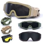 Safety shockproof tactical goggles 战术-E风镜-单支