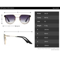Metal square sunglasses for men Elit 2A116-EL