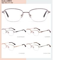 Оправа металлическая полуободковая с флексом LE8842-DA