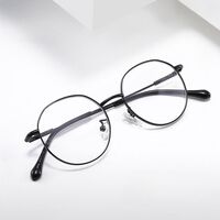 Metal glasses with blue light and UV protection 9686-2-GT