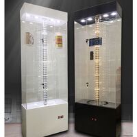 Acrylic floor rotating display stand for glasses, frames, cases and accessories 18006F-1, size 176 * 58 cm