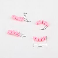 Шарнир для крепления заушника в оправе эластичный детский, длина 26 мм