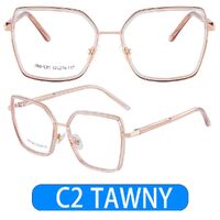 Combined frame (metal + TR90) or glasses with blue light protection, with spring hinges FA87089 