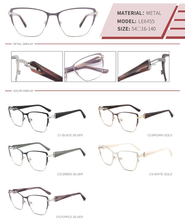 Metal frame with spring hinges LE6455-DA