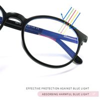 TR90 plastic glasses with blue light and UV protection 6010-GT