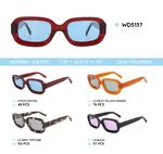 Plastic acetate frame polarized sunglasses WD5137