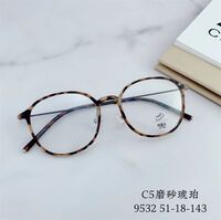 Hybrid frame, metal + TR90, with Blue Block coating SANTA 9532