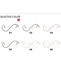 Metal nylor glasses with blue light protection for women 95929-PN