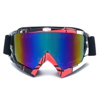 Safety shockproof sports goggles 风镜-X600-黑红转印单支