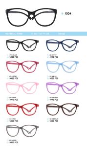 TR90 plastic eyeglasses frame for kids 1304TR