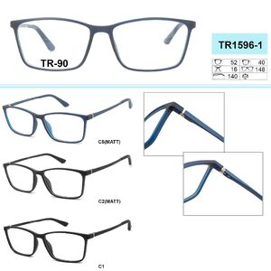 Оправа пластиковая из материала TR-90 (Гриламид) TR1596-1 (JH1596-1)