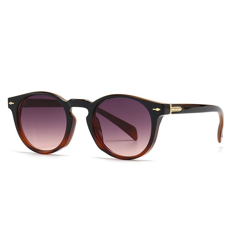 Plastic round sunglasses Elit 6018-EL