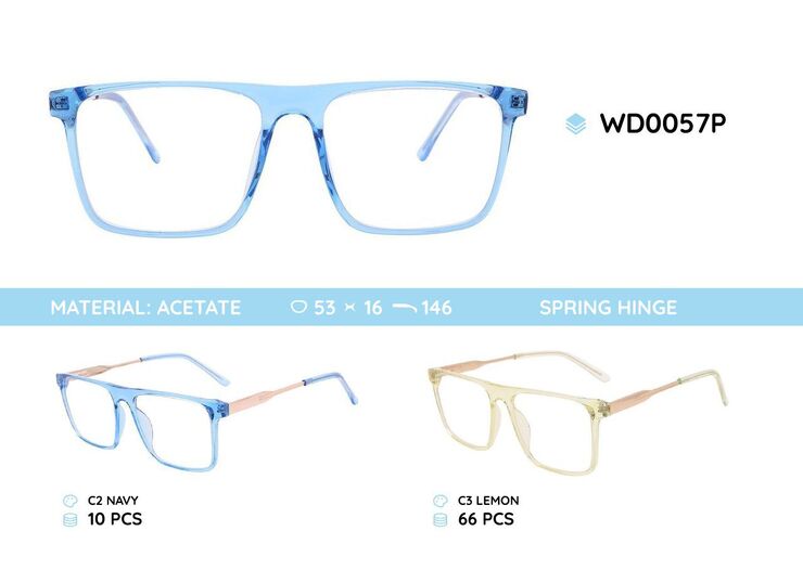 Plastic acetate eyeglasses frame for women WD0057P