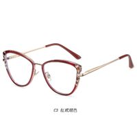 Combined frame (metal + TR90) or glasses with blue light protection, with spring hinges FA87249
