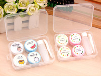 Mini set with contact lens cases XF-7, 2pcs