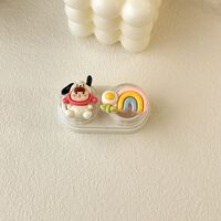 Mini soft contact lens kit retractable W-CT15彩虹月亮女孩