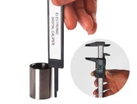 Штангенциркуль электронный чёрный в пластиковой коробке