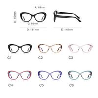 Plastic TR90 frames for glasses with Blue Ray Cut protection and flex hinges FOCUS FCS2173