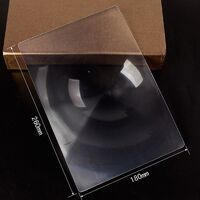 Ultra-thin magnifying glass - Fresnel lens, 260 * 180 mm
