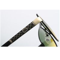 Поляризационные солнцезащитные металлические очки с защитой UV400 2802-3-GT