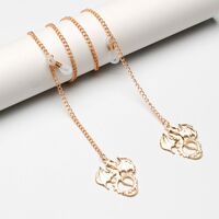 Metal non-slip chain, with flying dragon pendant, for glasses and masks GL1891