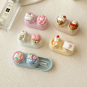 Мини-набор для мягких контактных линз выдвижной W-CT45草莓兔花