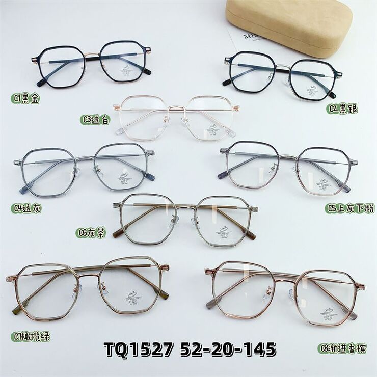 Hybrid frame, metal +tr90, with Blue Block protection SANTA TQ1527