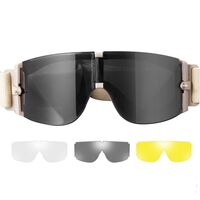 Safety shockproof tactical goggles +3 caps 战术-X800-迷彩套装