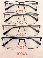 Metal frame for glasses with spring hinges 1094B