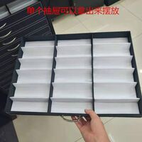 Office box - showcase for frames and glasses, with wheels, 288/234 slots JS-C1113