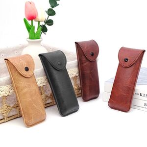 Glasses belt case with button R-5